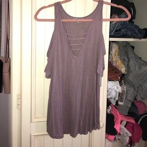 purple charlotte russe top